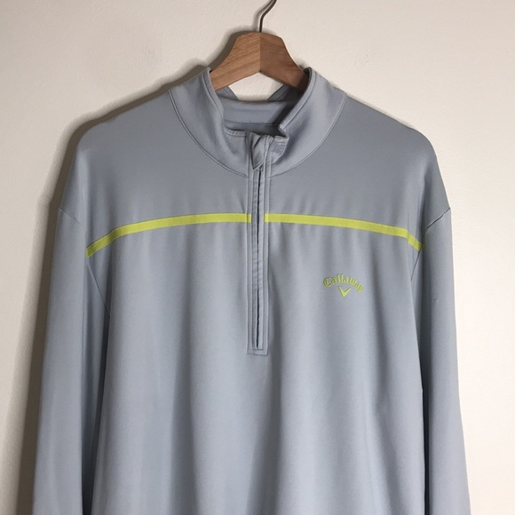 Callaway Quarterzip Pullover Men's Gray Weather Series size XL - Picture 3 of 10